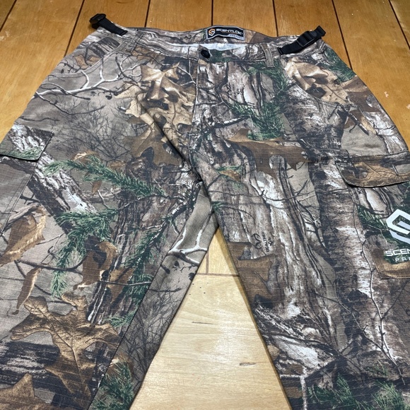 Scentlok Prevent Cargo Pants Large Realtree Xtra Camo Ripstop Adjustable Waist - Picture 1 of 15